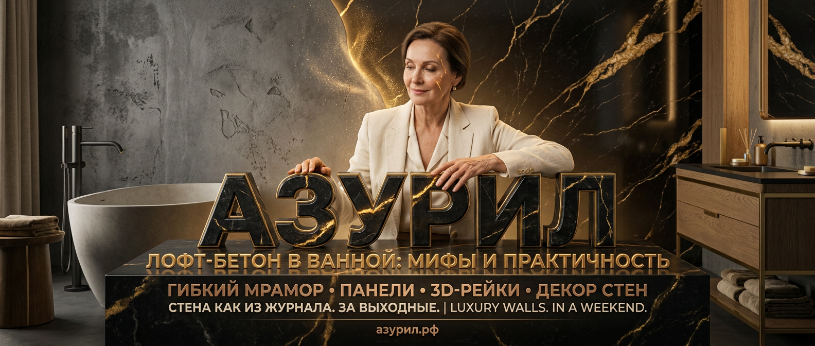АЗУРИЛ — декоративные панели и отделочные материалы для стен