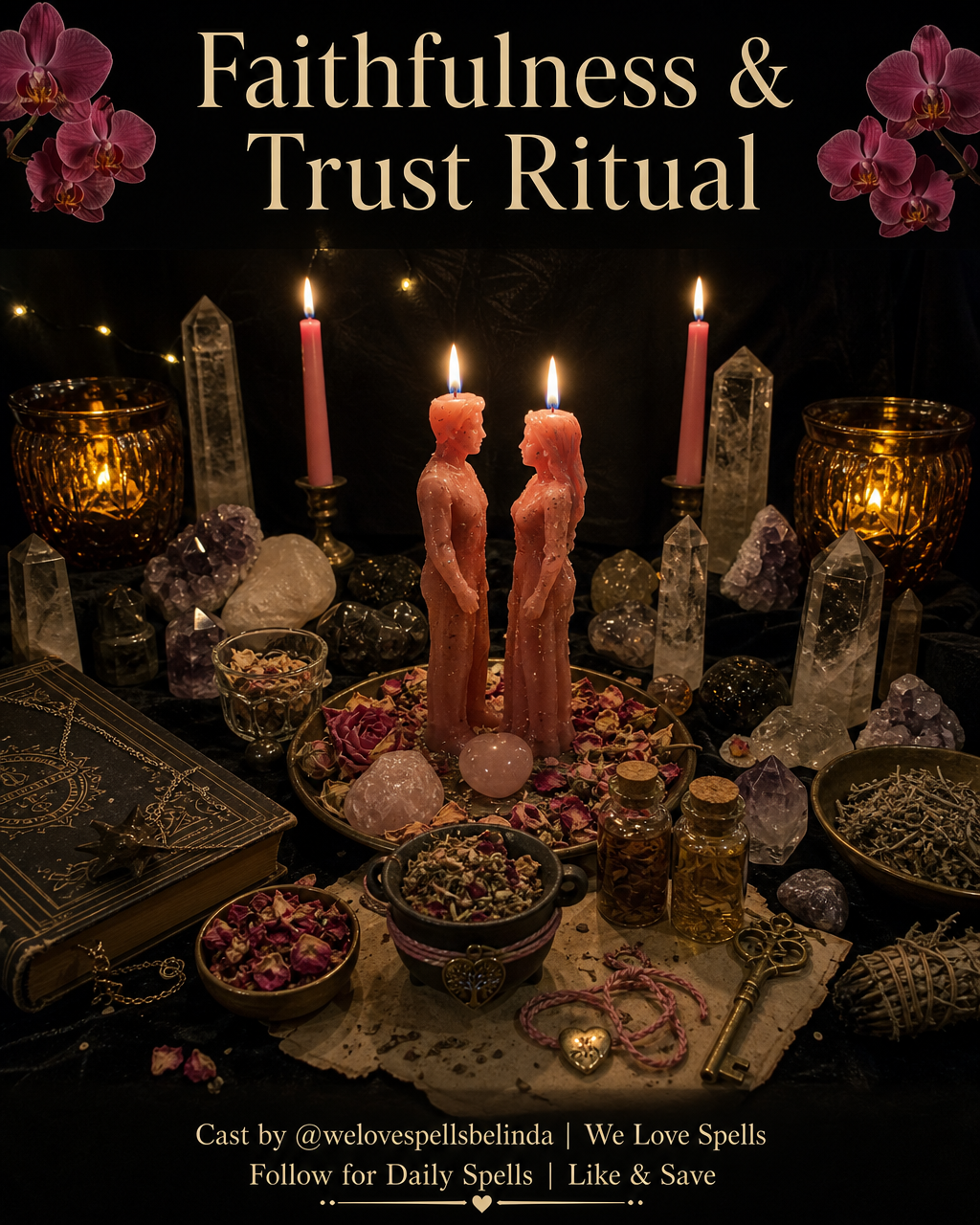 Symbolic spiritual reflection on faithfulness, trust, and relationship communication