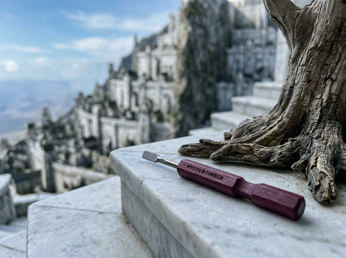 Mystic Timber Long Handle dab tool for reaching deep bangers