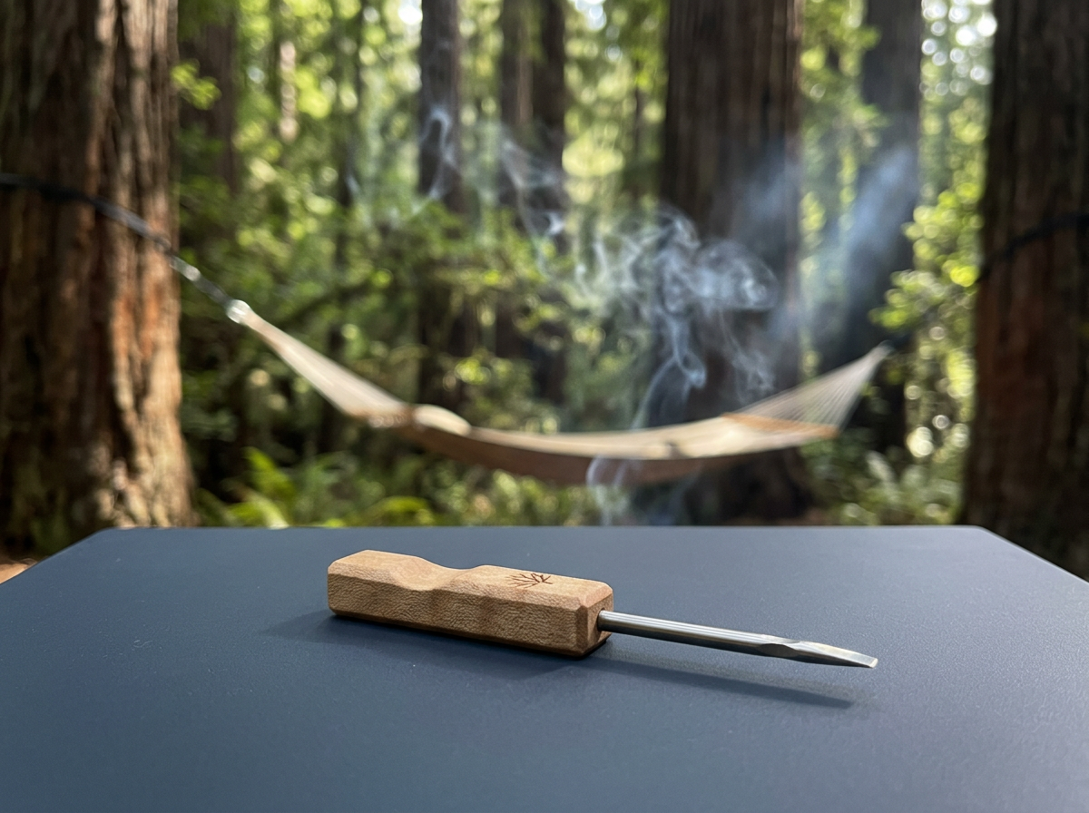 Mystic Timber Pocket Handle dab tool for scooping crumble