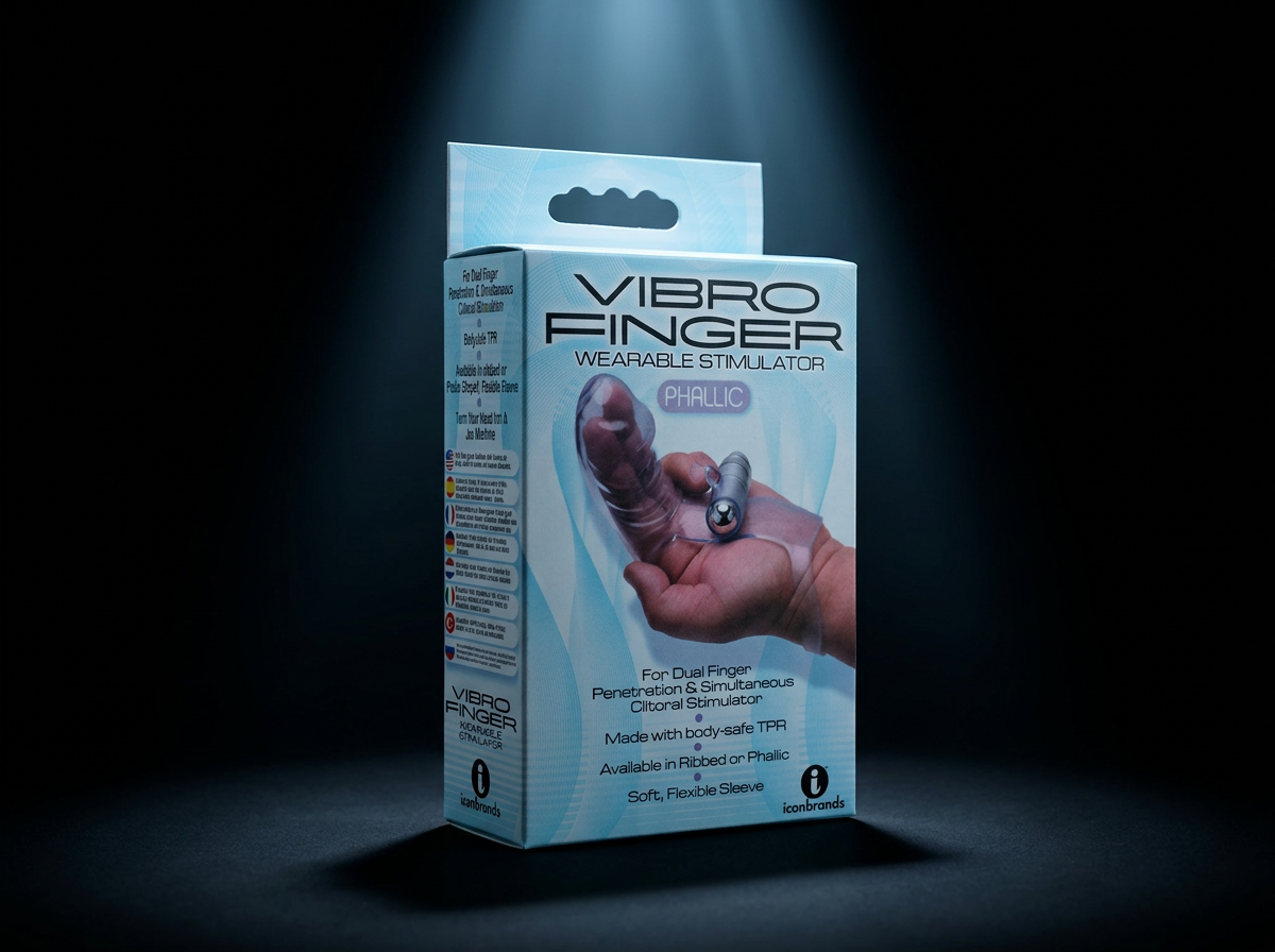 purple phallic finger massager with waterproof design for effortless washing