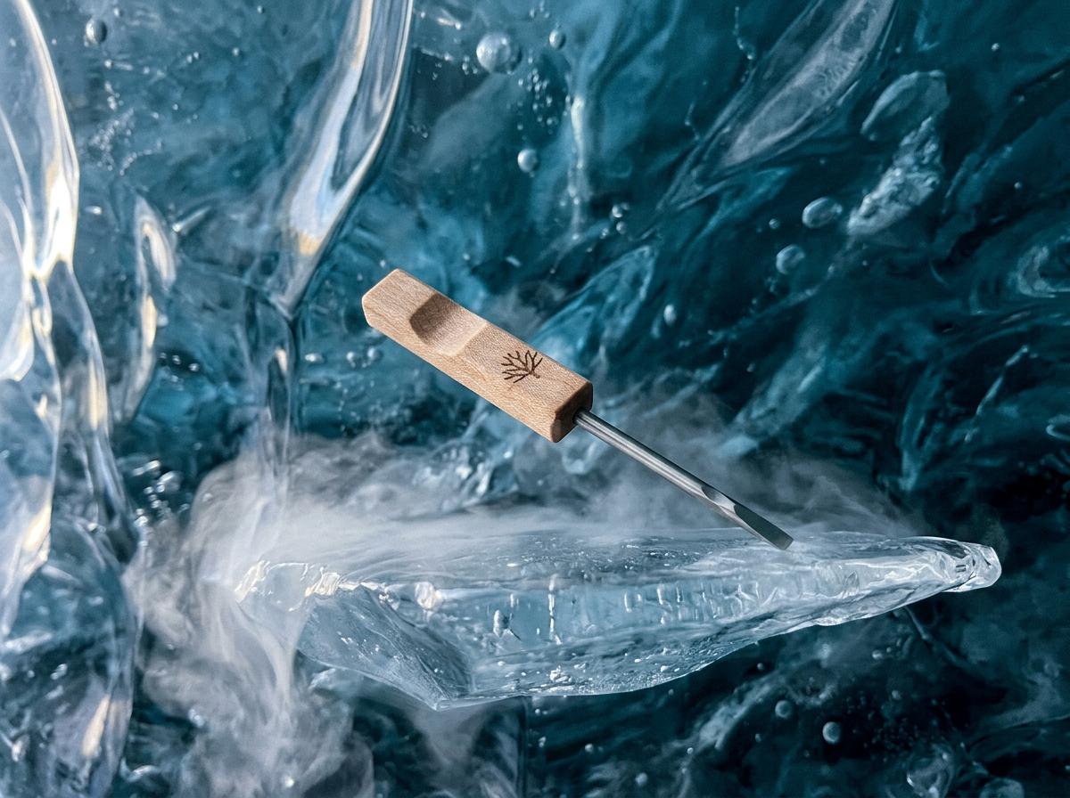 Mystic Timber dabber with pocket handle for scooping crumble