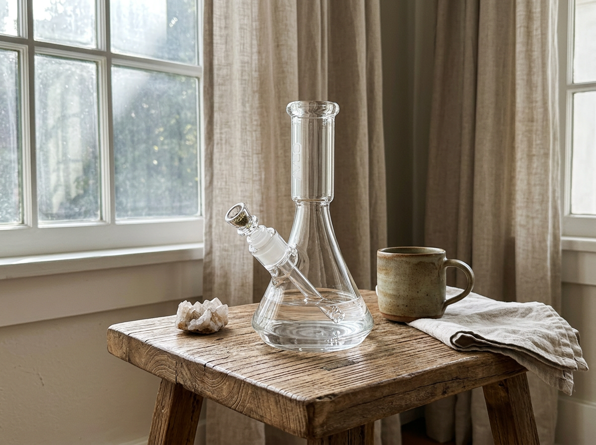 GRAV small deco beaker bong, art deco small water pipe
