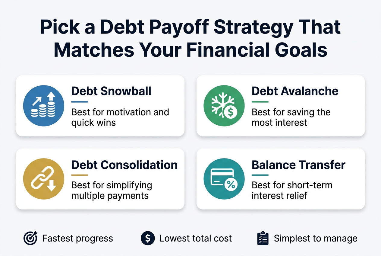 Pick a Debt Payoff Strategy That Matches Your Financial Goals