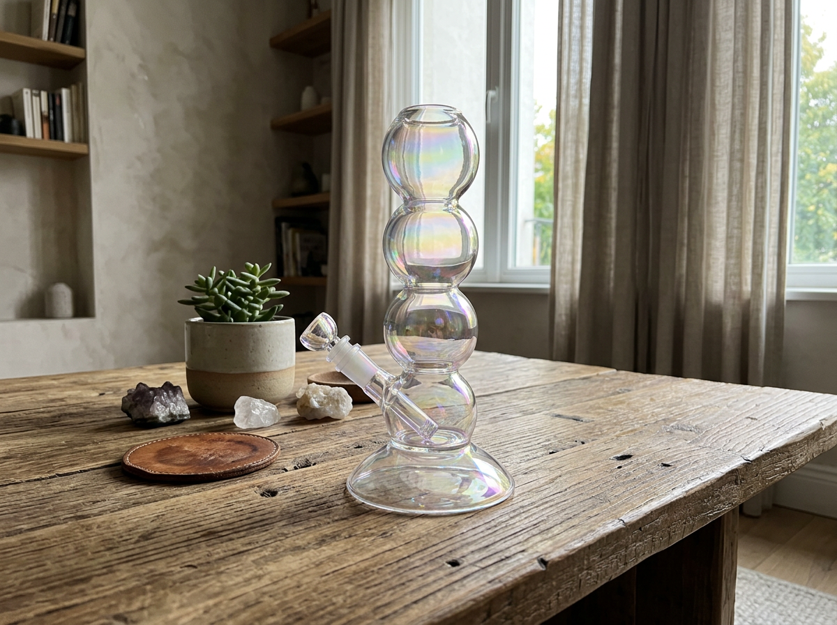 BIGFUN Bubble Bong with multiple percolators for smooth hits