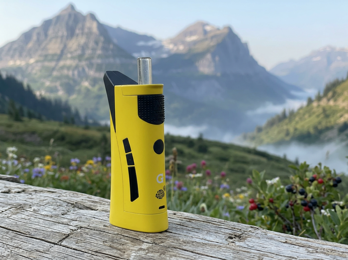 Best cannabis vaporizer Lemonnade X G Pen Roam portable e rig for concentrates