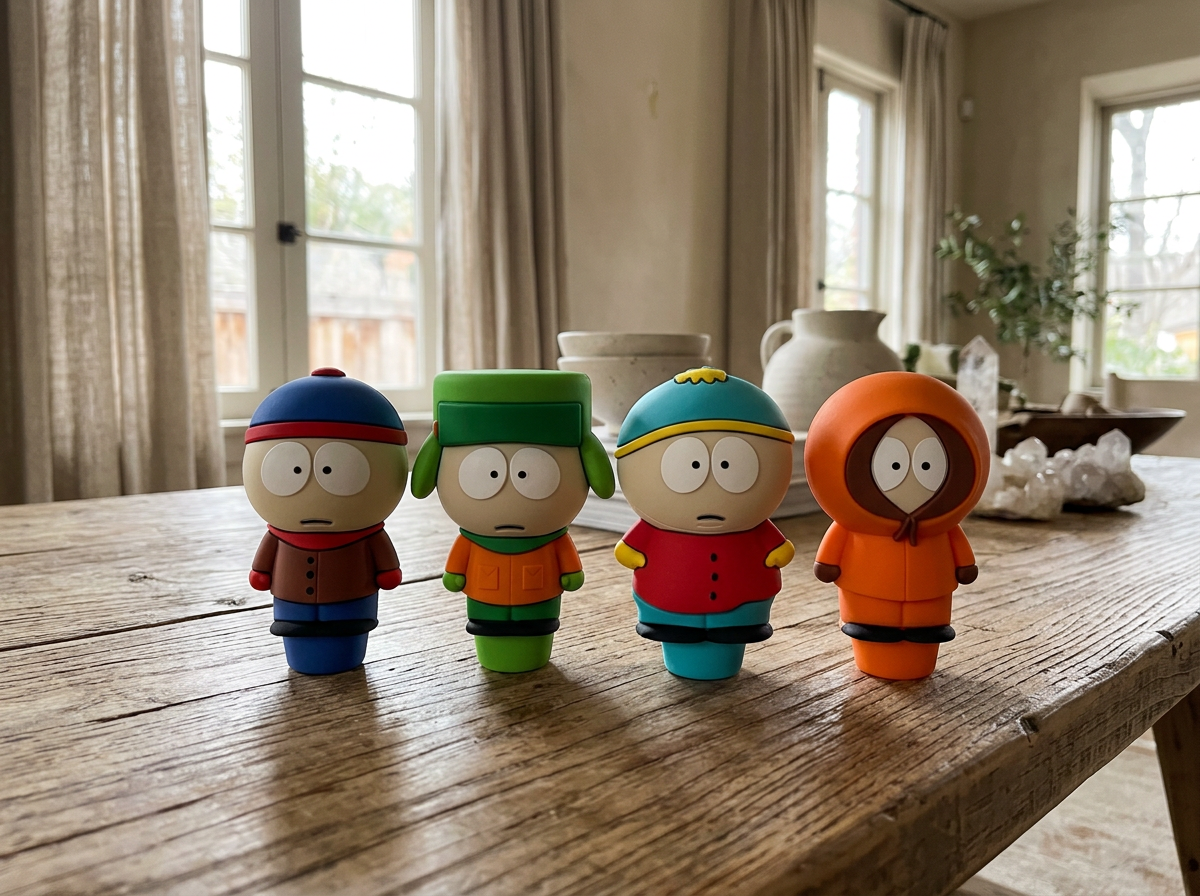 South Park silicone hand pipes 4-pack - best cannabis pipe for durable group sessions