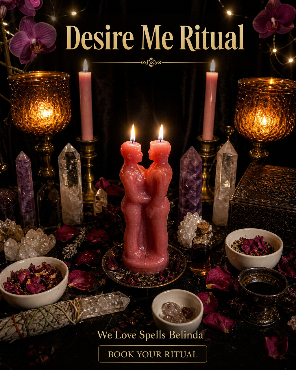 Symbolic representation of desire, self-worth, and relationship clarity