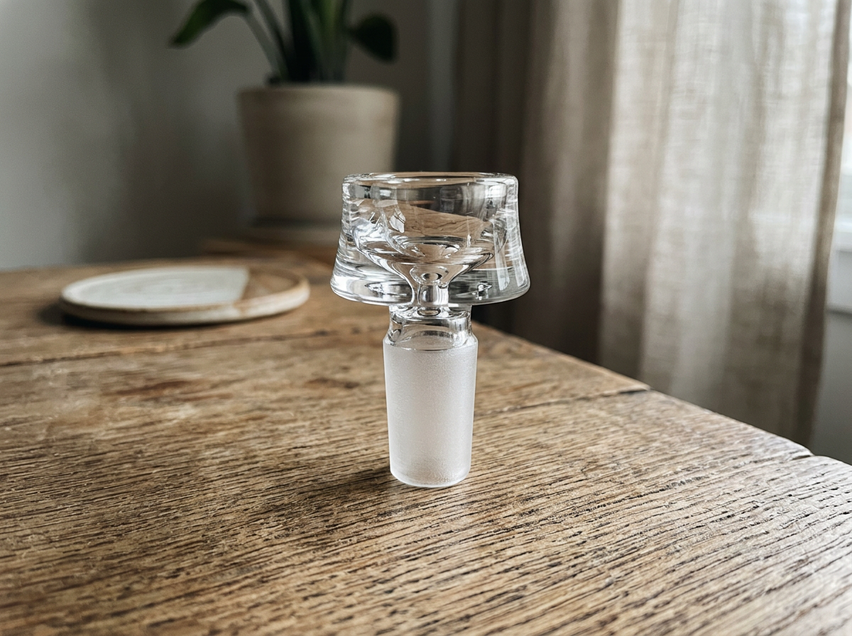 MJ Arsenal Lumina Flower Bowl 14mm quartz pipe accessory for clean and flavorful sessions