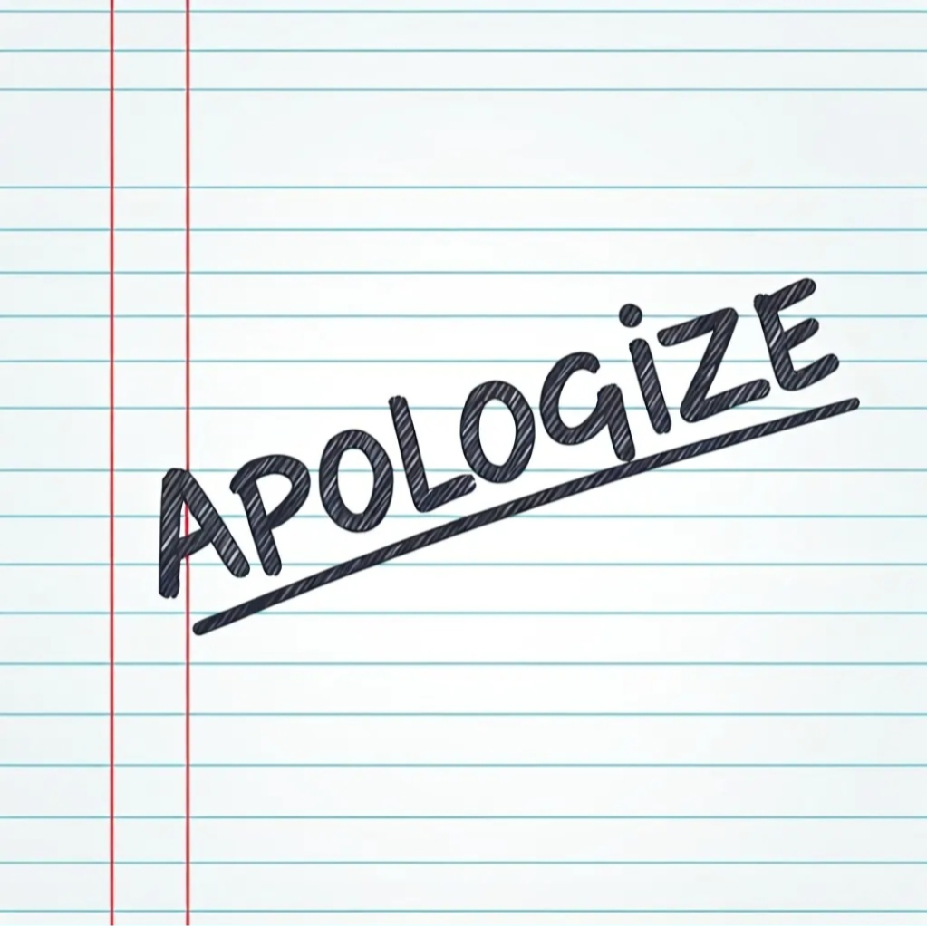 apologize 