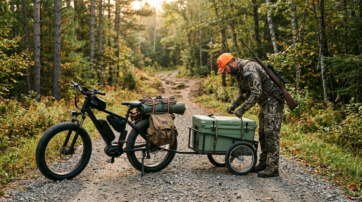 ebike hunting trailer — trailer tow weight