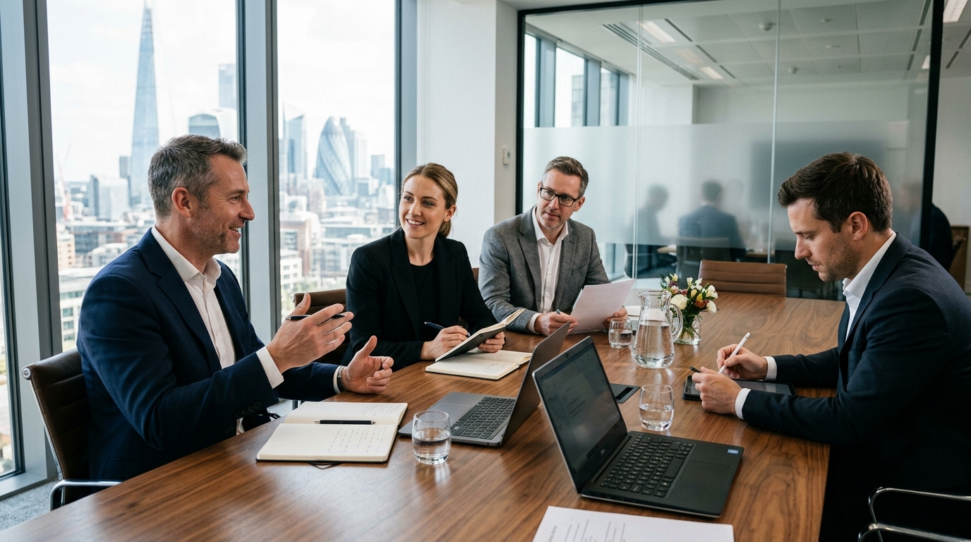 business partnership meeting