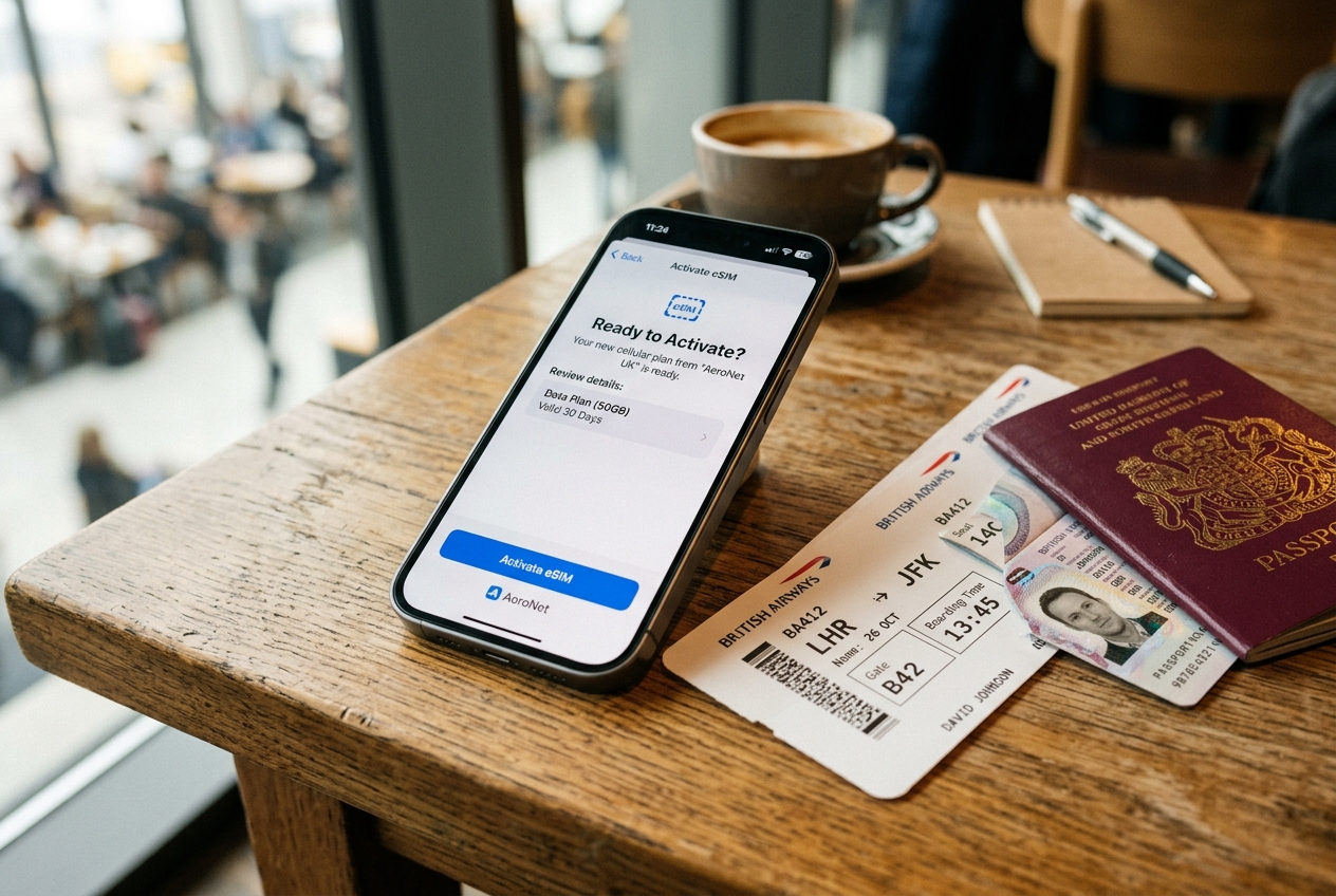 eSIM paso a paso: actívala antes de volar