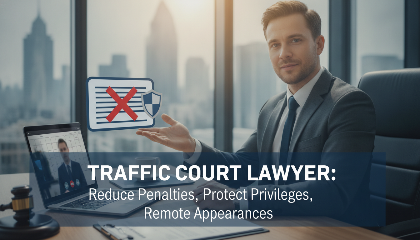 What to Expect When Hiring a Traffic Court Lawyer
