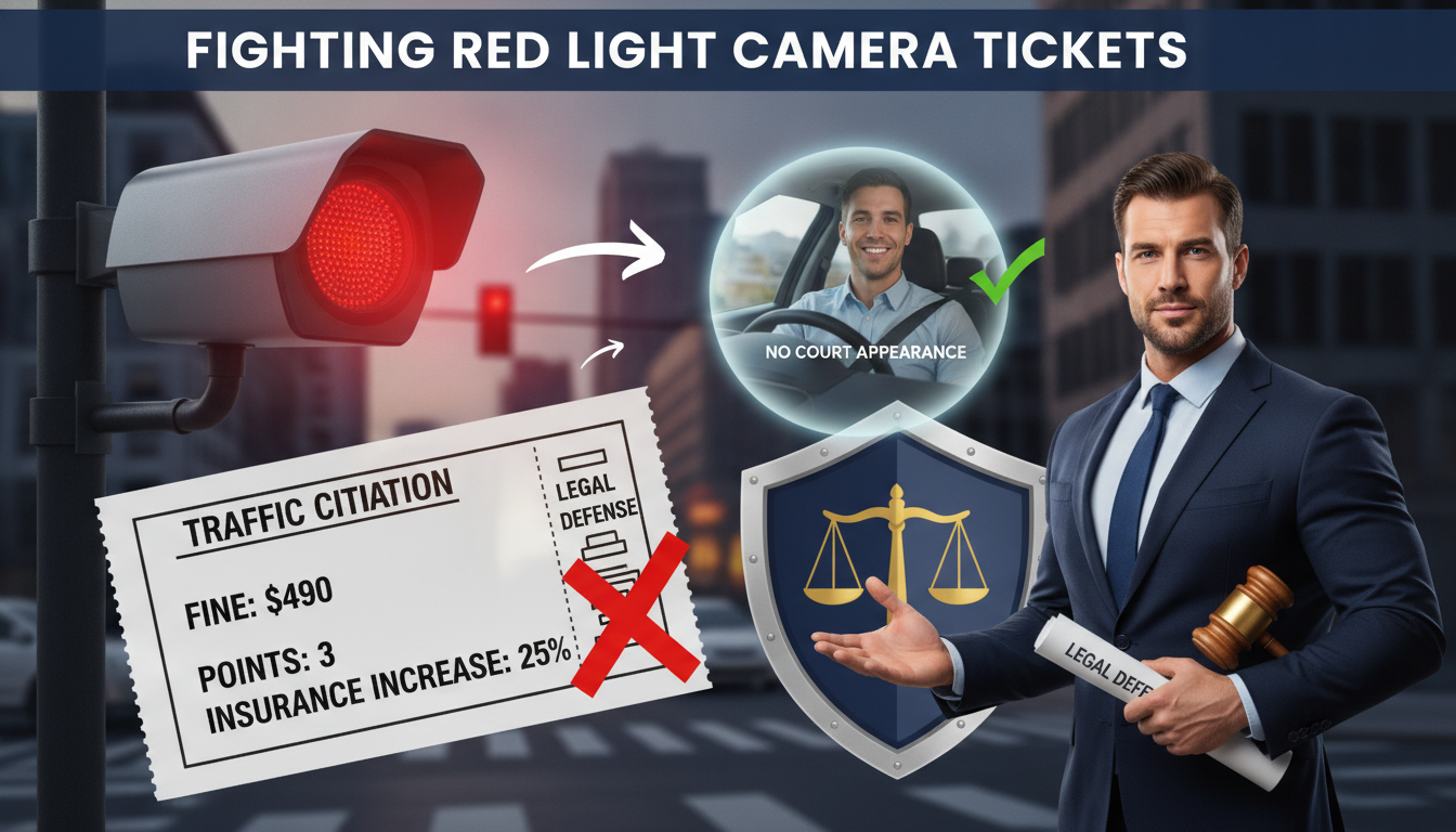 Red Light Camera Tickets: How Traffic Court Lawyers Beat Them