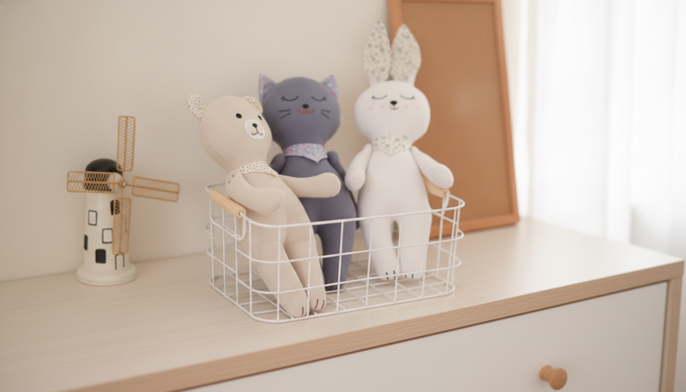 Fairy Tale Animal Plush Toy – Soft Rabbit, Bear & Kitten Doll 16 inch setup detail