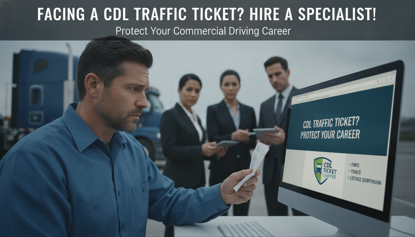 CDL Ticket Lawyer Near Me: Protecting Your Commercial Driving Career