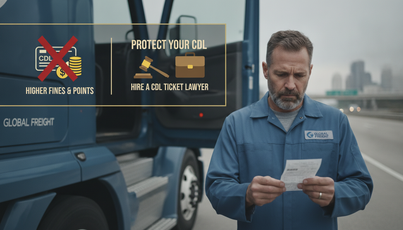CDL Ticket Lawyer Near Me: Protecting Your Commercial License