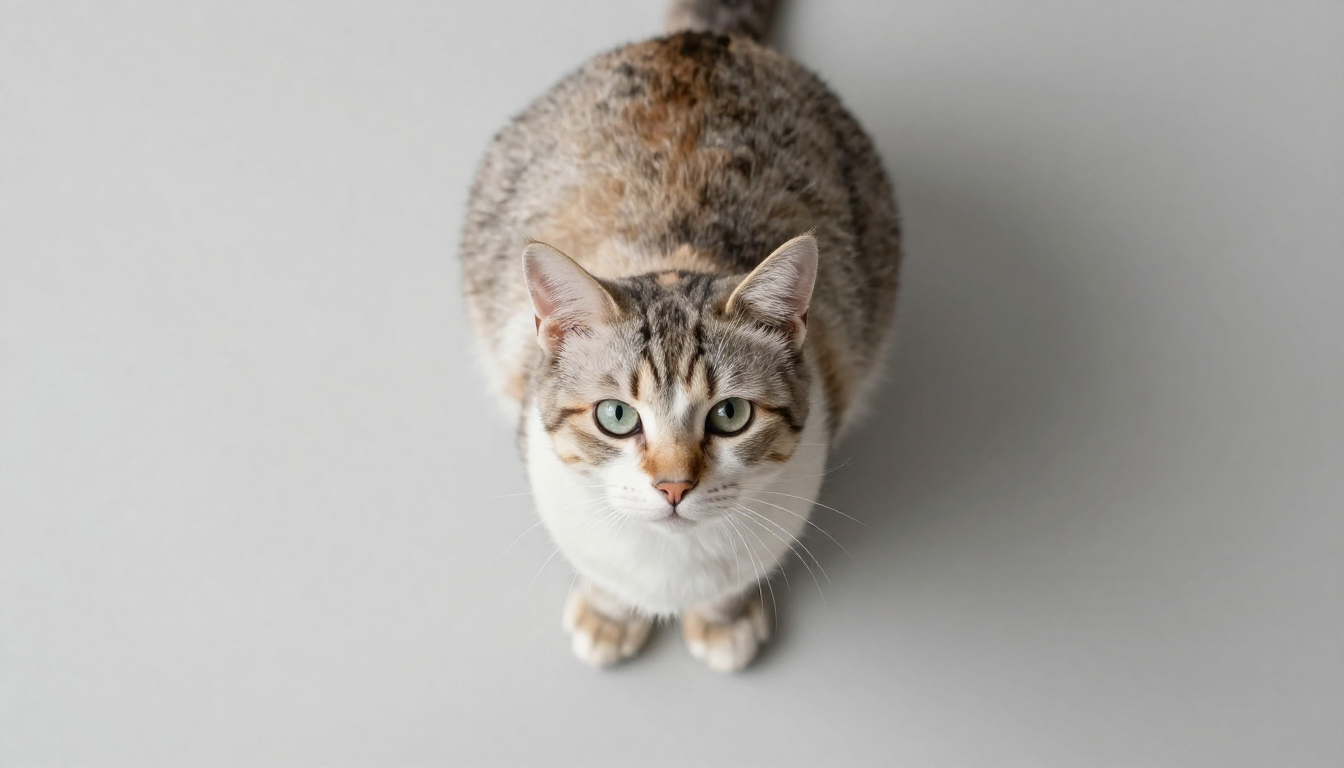 고양이 체형별 체지방률과 비만도를 한눈에 비교하는 자가 진단 가이드 이미지