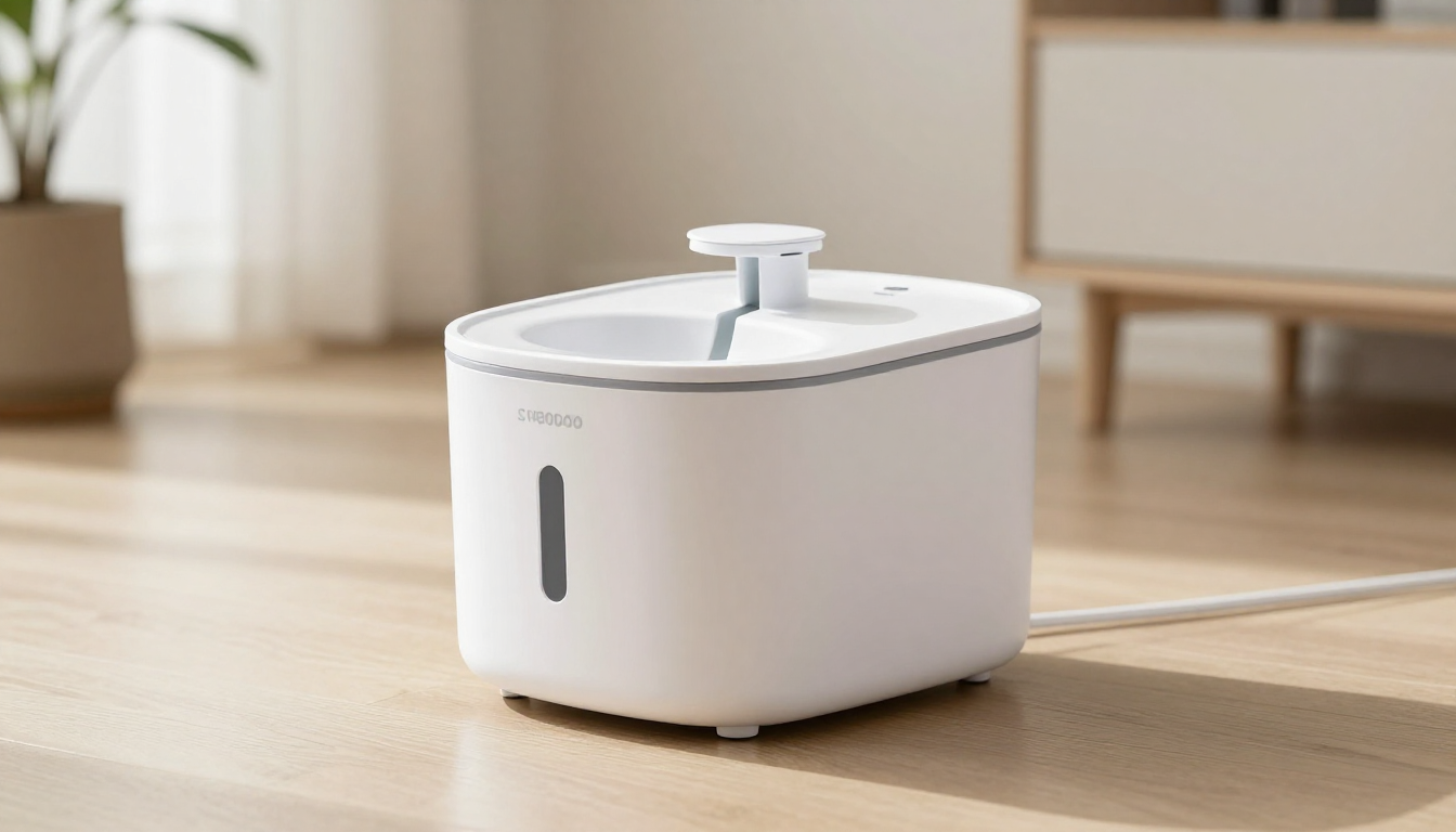 저소음 펌프와 가성비 필터를 갖춘 고양이 자동급수기 추천 제품의 실제 사용 모습