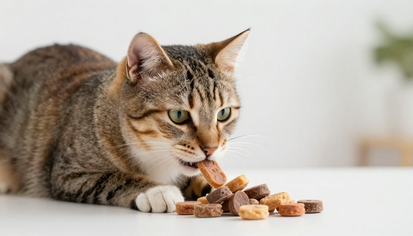 고양이 간식 중독 예방을 위해 추천 기준에 따라 꼼꼼히 고른 건강한 고양이 간식 사진