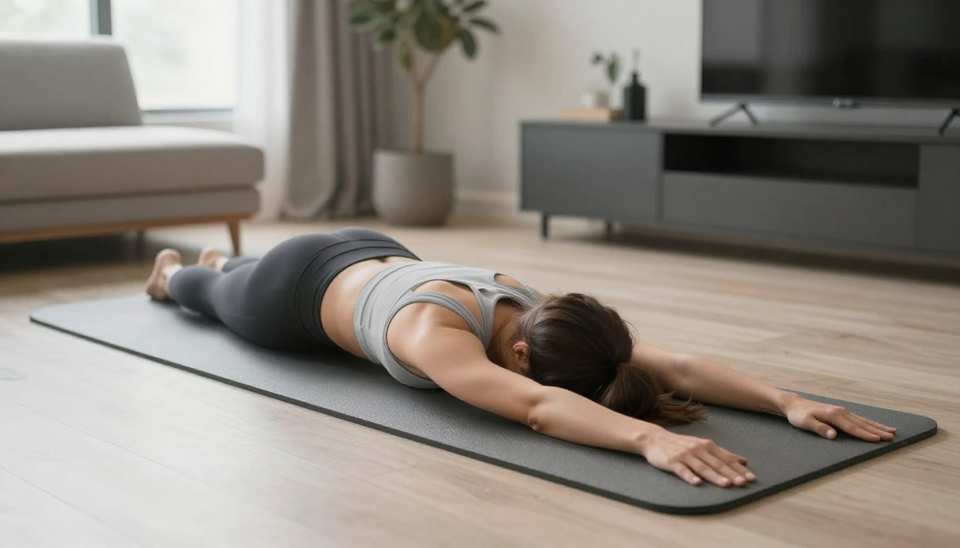 층간소음 걱정 없이 집에서 따라 하기 좋은 매트 위 다이어트 홈트레이닝 동작