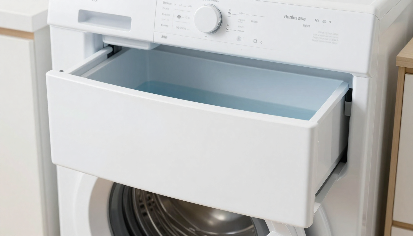 OE 에러 알림이 표시된 LG 건조기 디스플레이와 배수통 비움 센서 오작동 점검