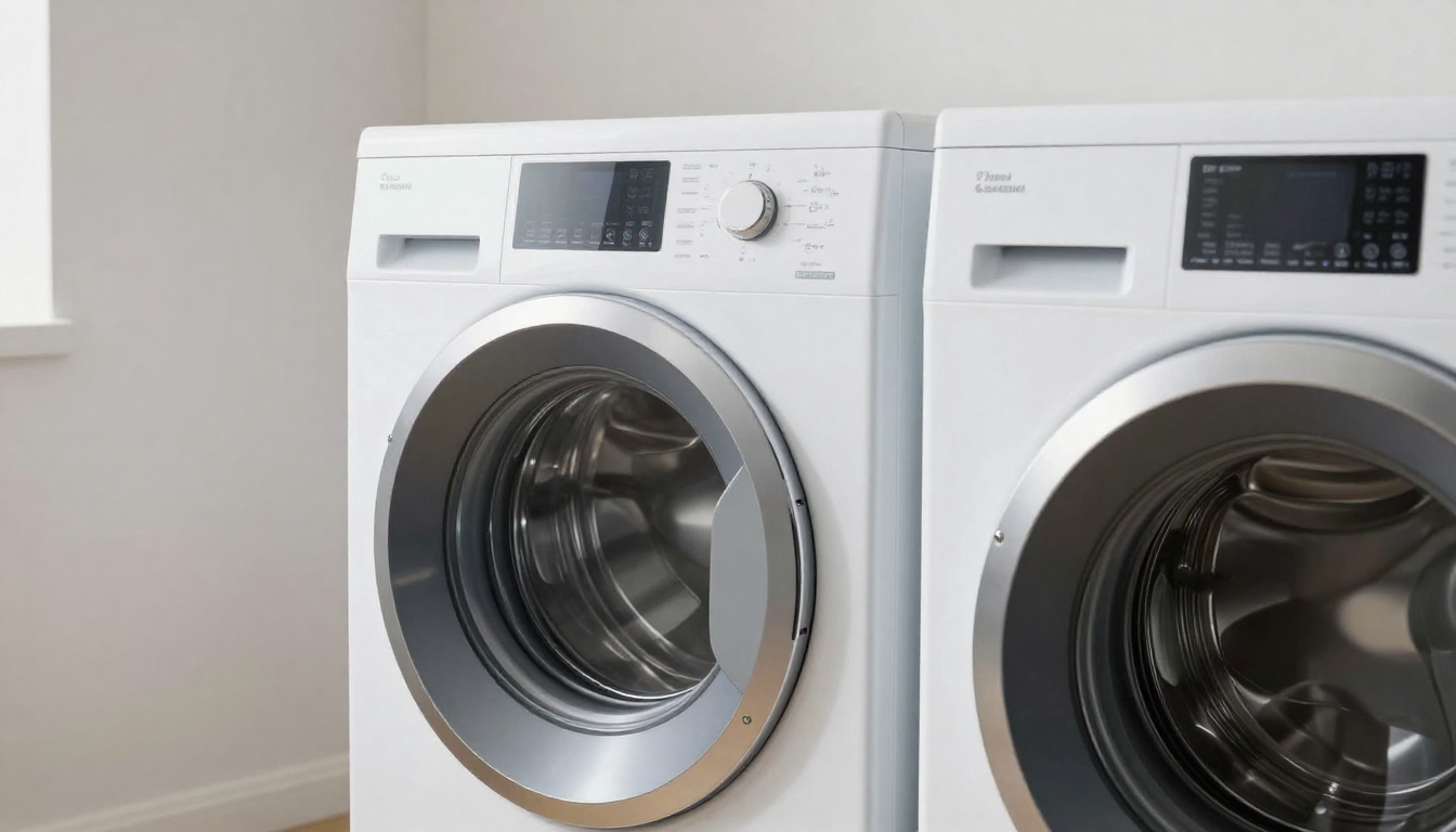 LG 건조기 디스플레이에 tE3 에러 코드가 표시된 화면과 온도센서 자가 점검 안내