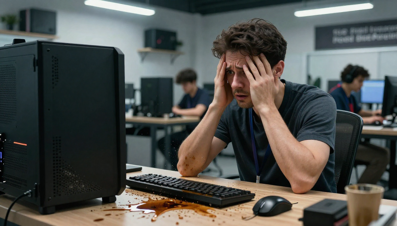 Spilled Coffee Ruined My Rig: A Local PC Repair Shop Saved My Business (Case Study)