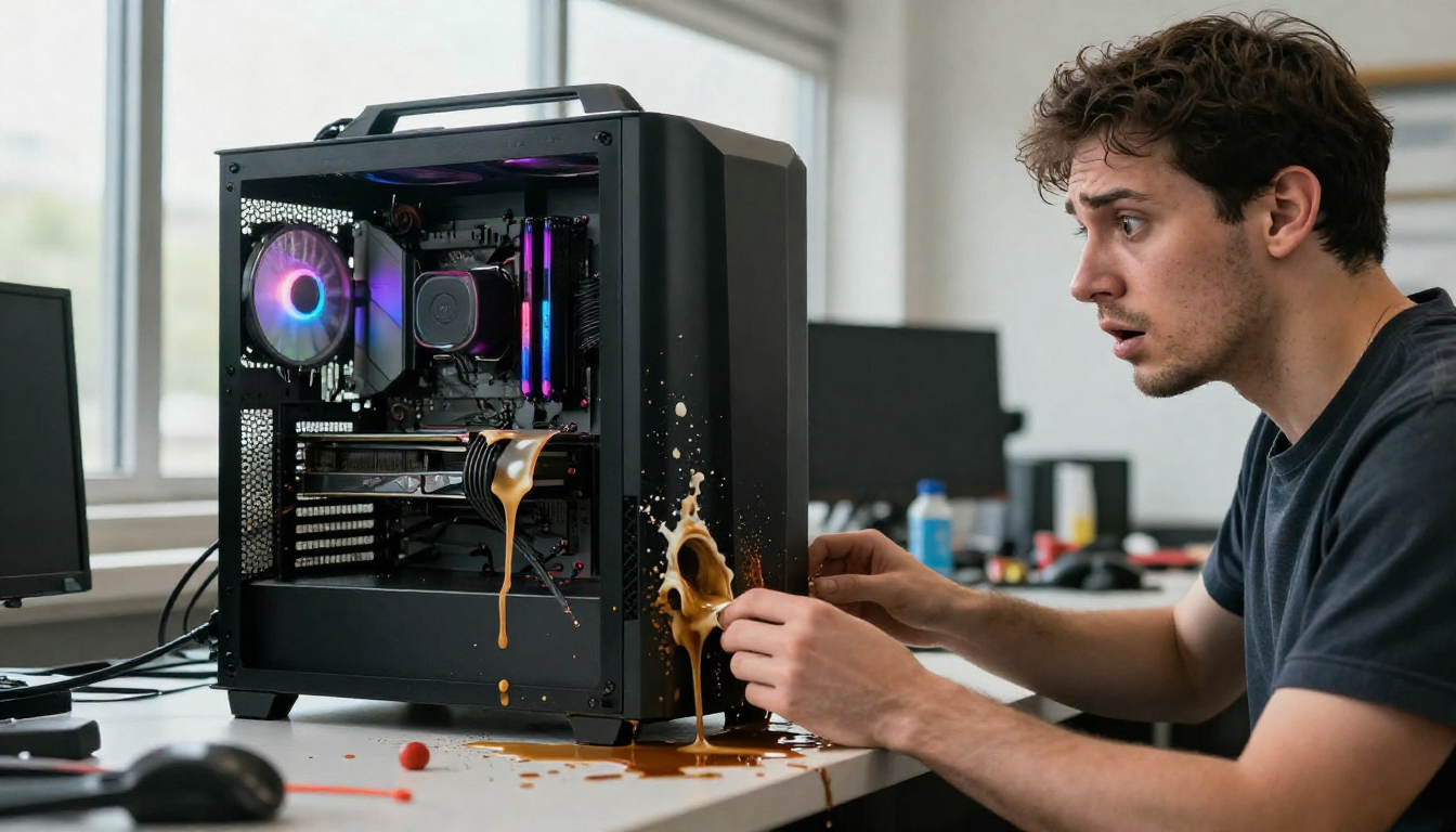 Spilled Coffee Ruined My Rig: A Local PC Repair Shop Saved My Business (Case Study)