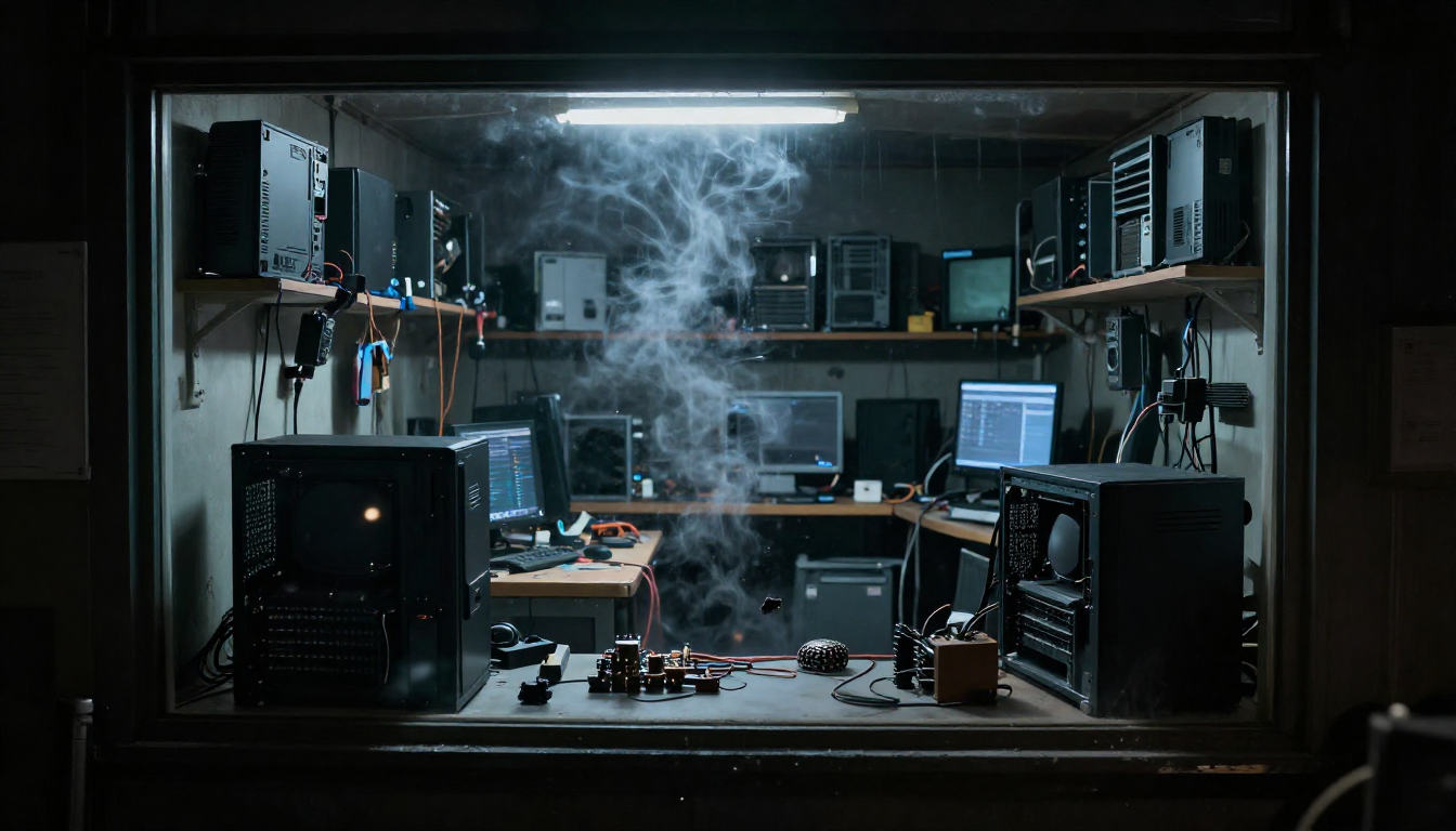 수상한 옆집, PC수리 폭증?