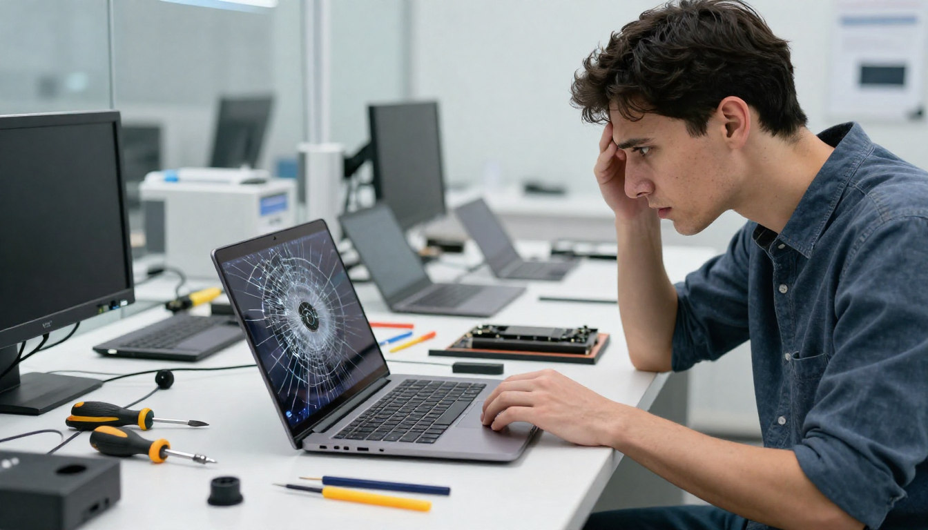 Laptop Screen Cracked? A Tech