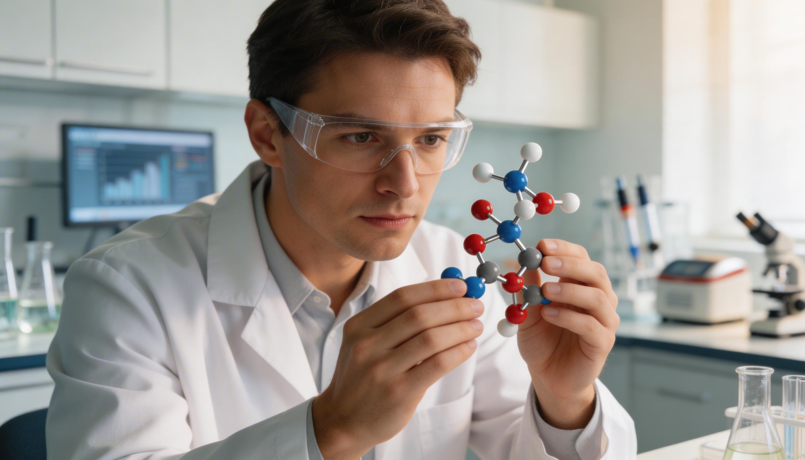 Molecular diagram illustrating retatrutide triple agonist binding to GLP-1, GIP, and glucagon receptors in the human body