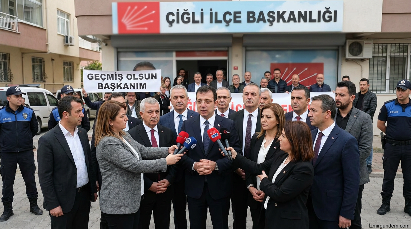 Çiğli CHP İlçe Başkanı'na Saldırı