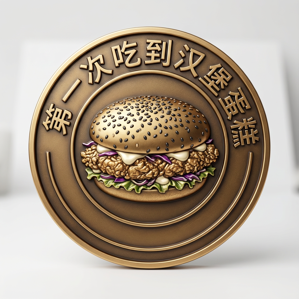 第一次吃到汉堡蛋糕