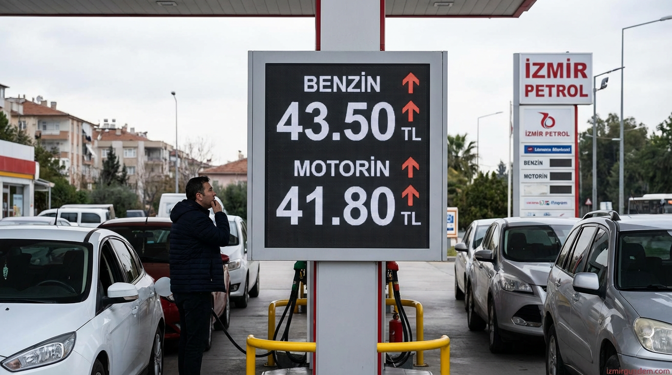 İzmir'de Akaryakıt Fiyatları Yükselişte
