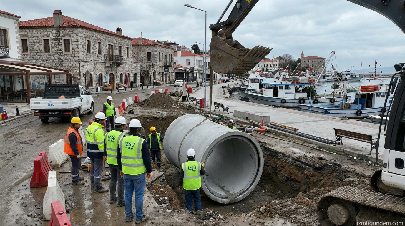 Foça'da Taşkın Önlemi: İZSU Çözüm Üretti
