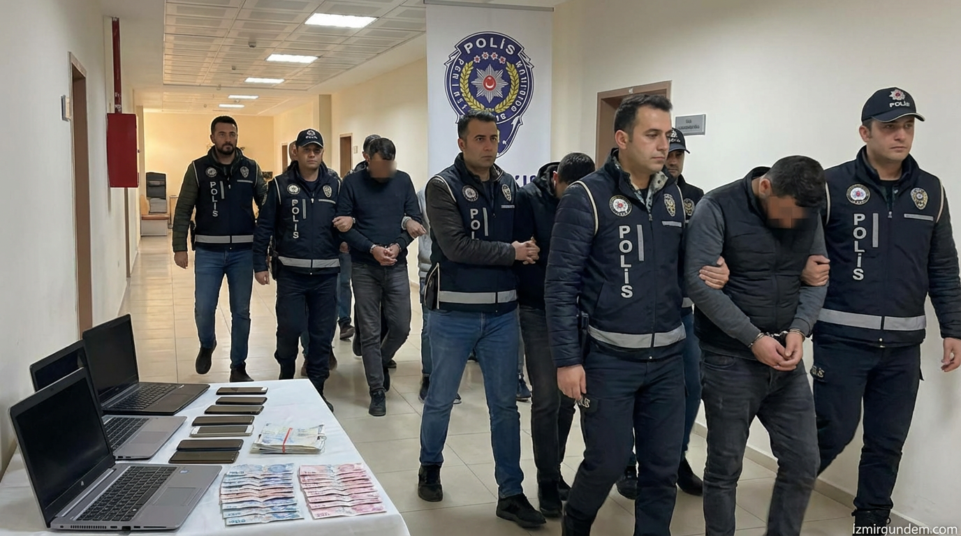 İzmir'de Yasa Dışı Bahis Operasyonu: 42 Gözaltı