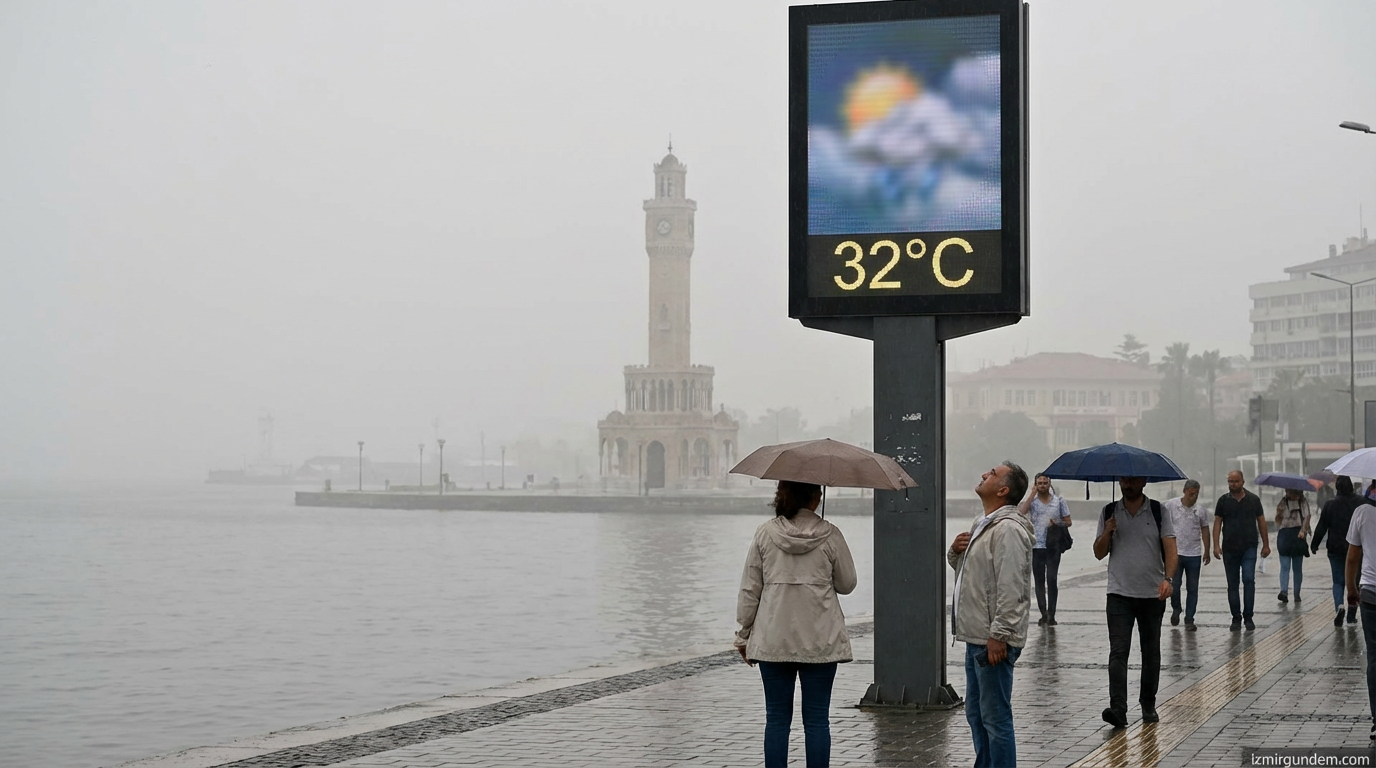 İzmir'de Puslu Hava ve Yüksek Nem Uyarısı