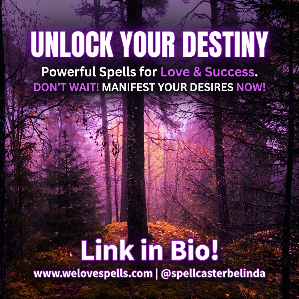 Forest witch under moonlight with magical aura