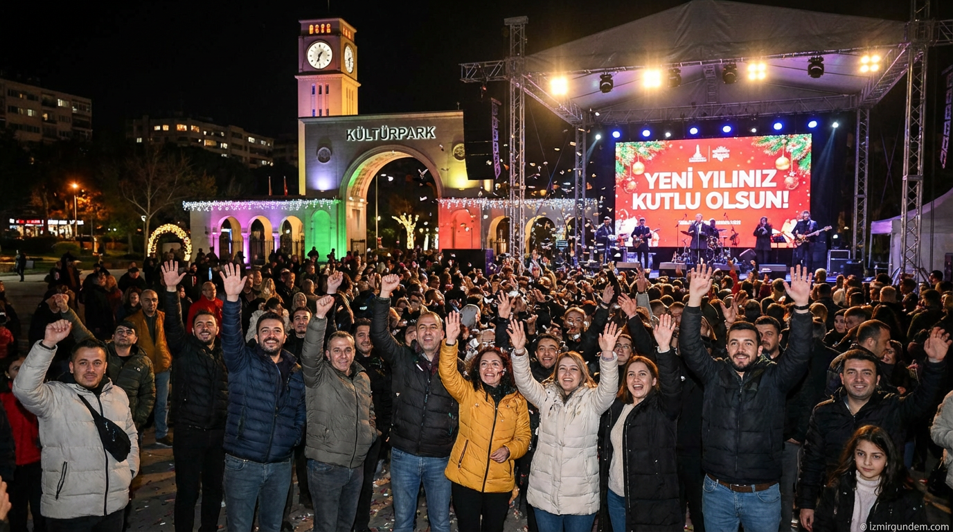 İzmir'de Yılbaşı Coşkusu Kültürpark'ta!