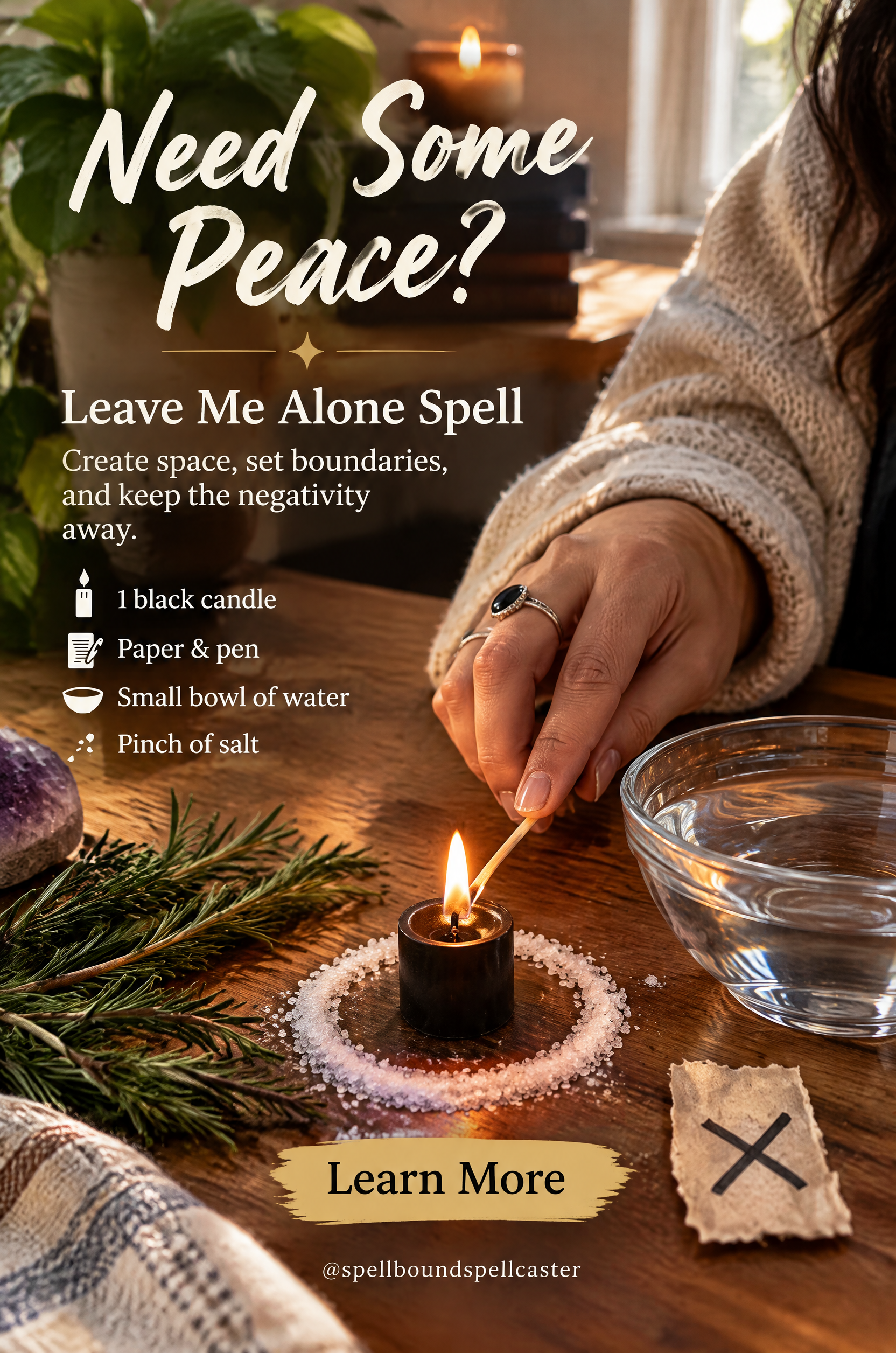 Spiritual reflection on boundaries, distance, and personal peace