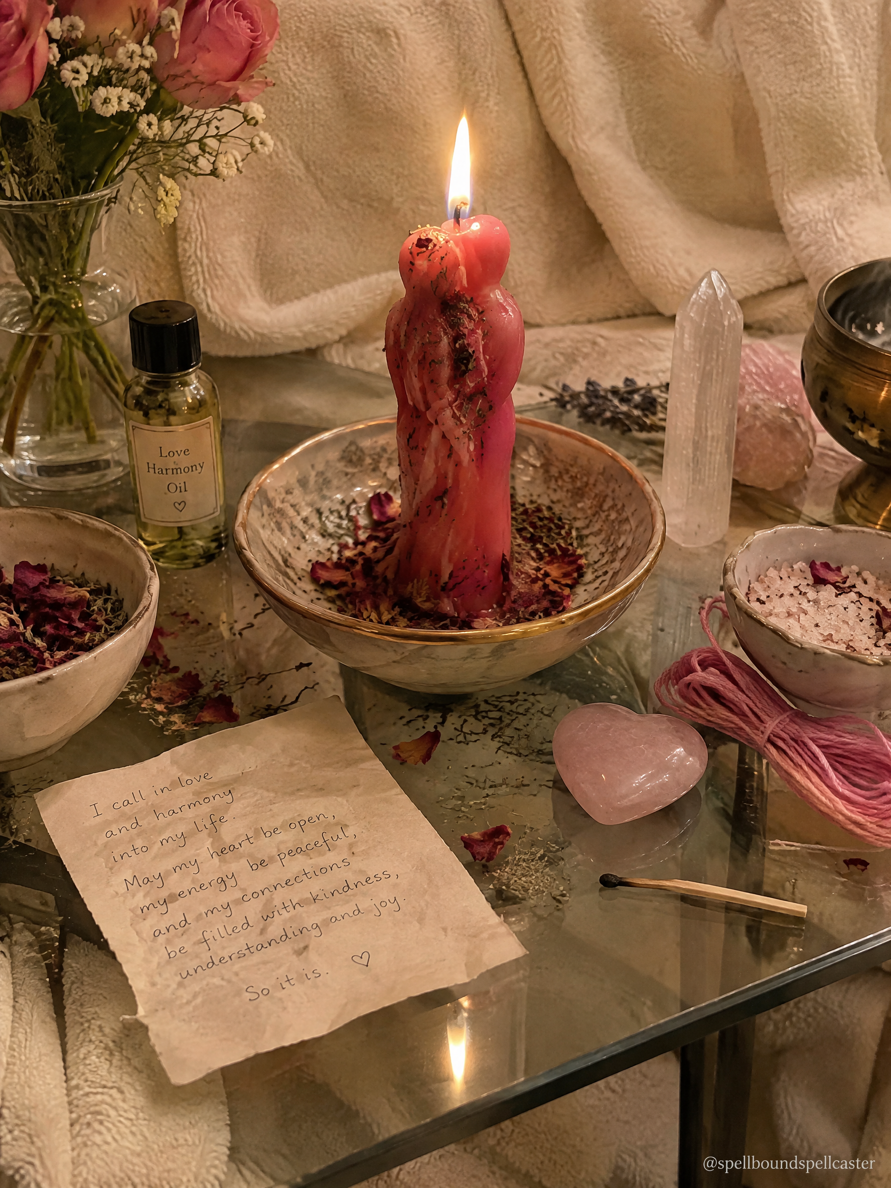 Spiritual reflection on unconditional love, harmony, and respectful connection