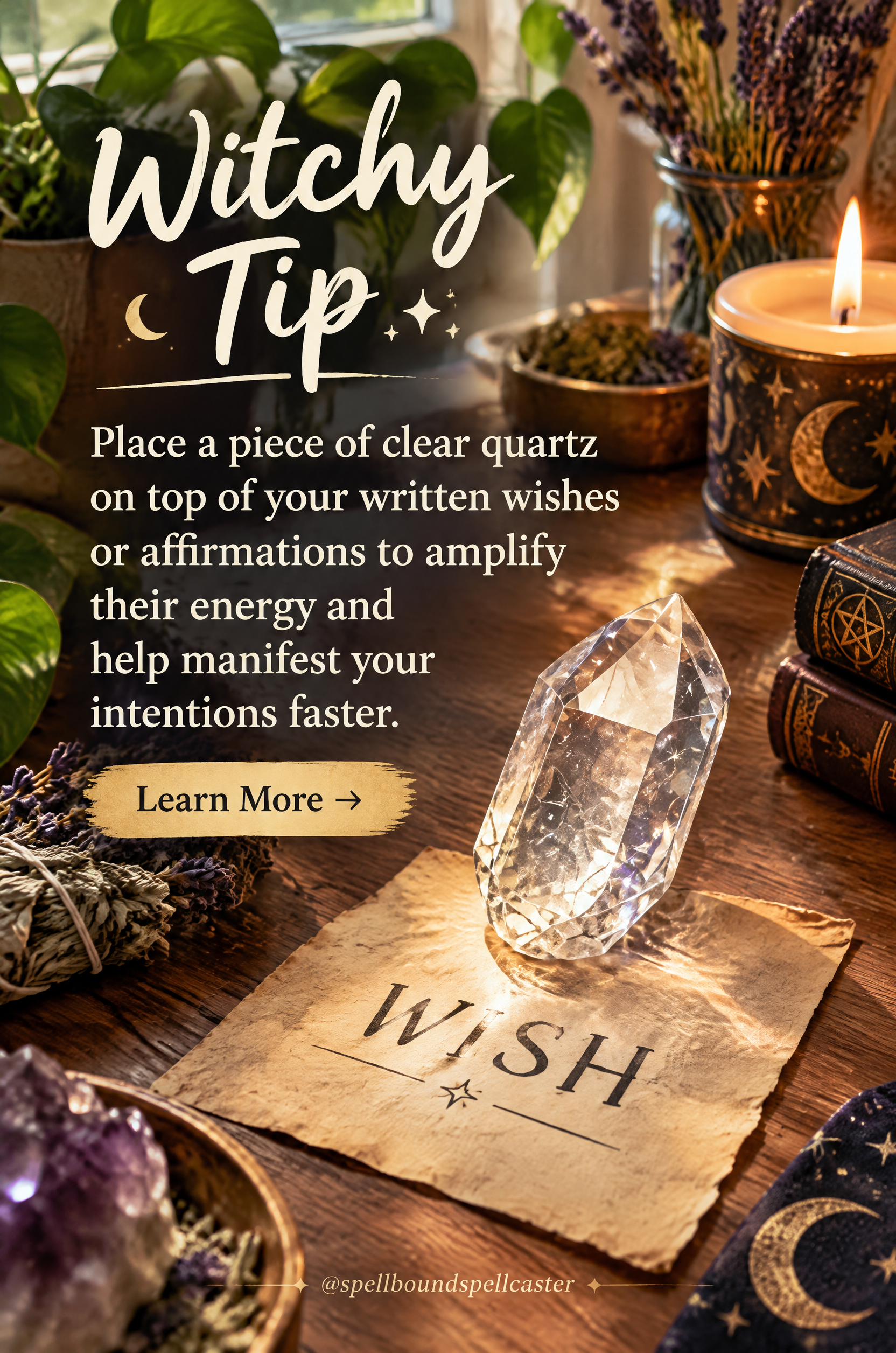 Symbolic setting for everyday spiritual protection and positive energy