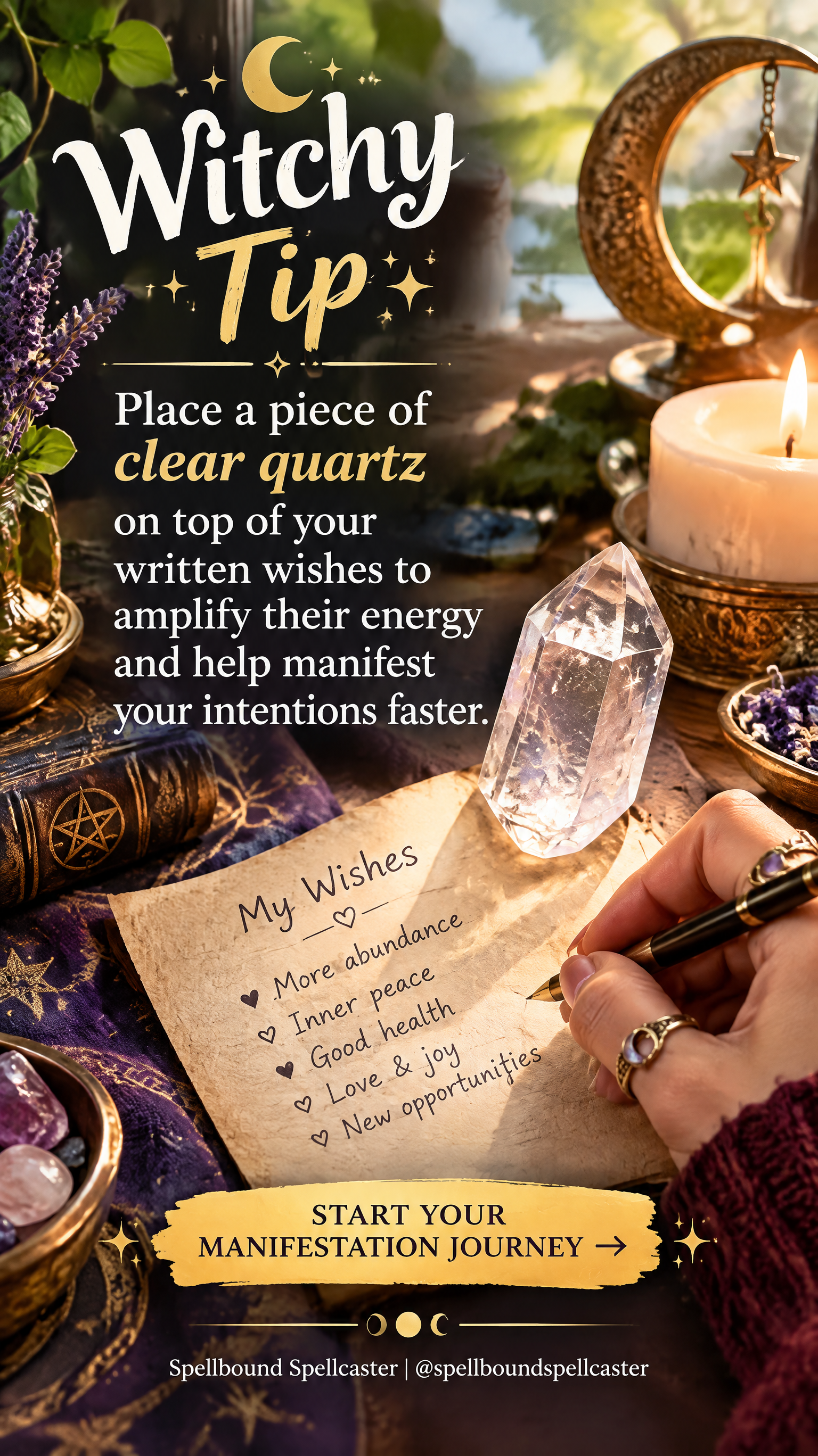 Reflective spiritual practice for grounding and welcoming positive energy