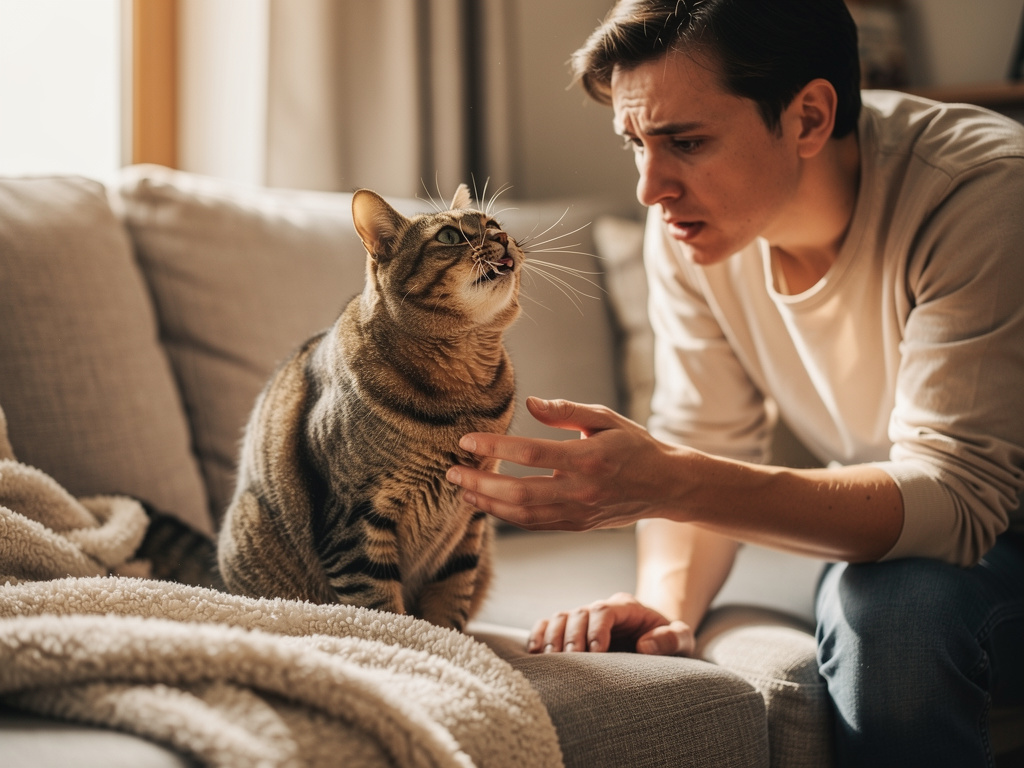 Qu'est-ce que l'éternuement inversé chez le chat ? – chat qui éternue
