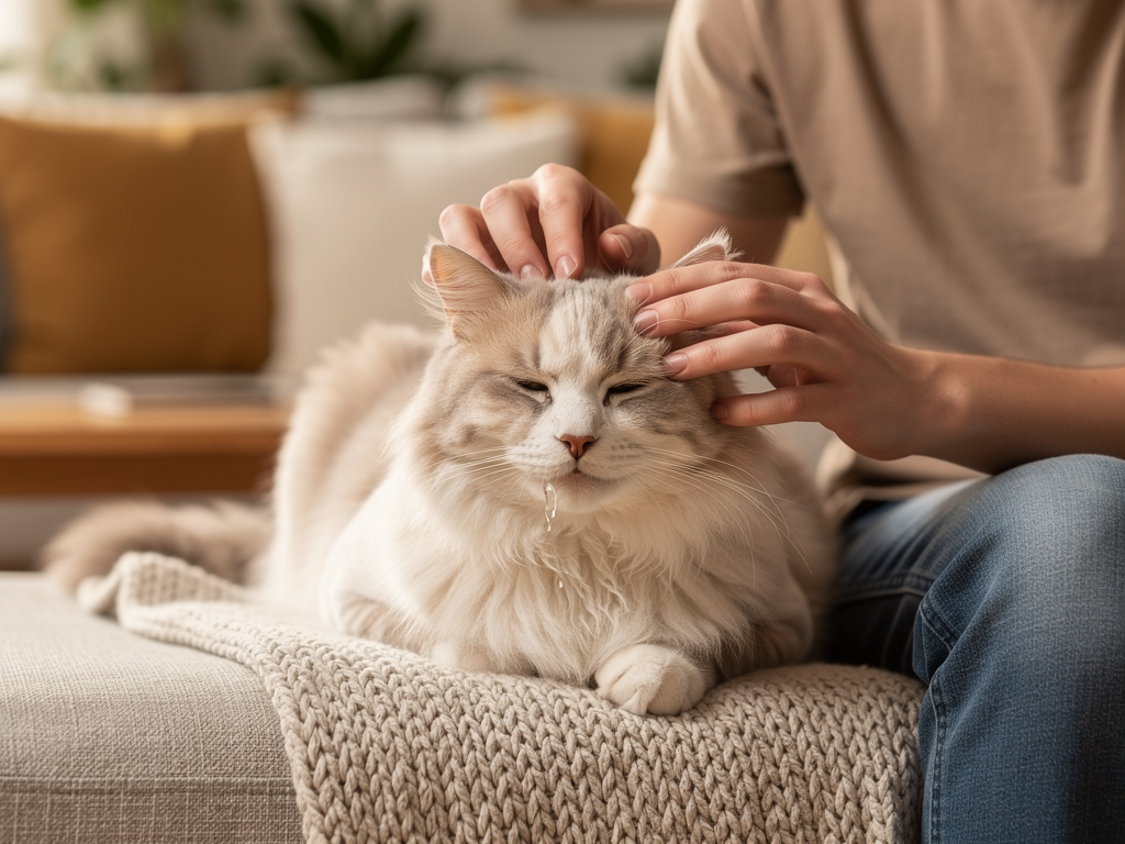 Quand mon chat bave quand il ronronne ou est câliné : la bave de bonheur – pourquoi mon chat bave