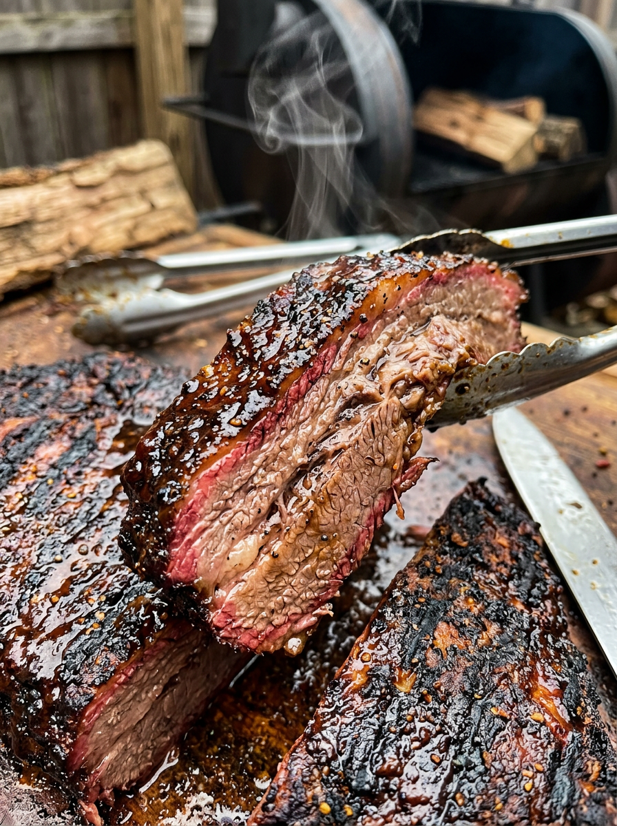 Overnight Brisket Smoke Guide: Pitmaster Secrets closeup detail