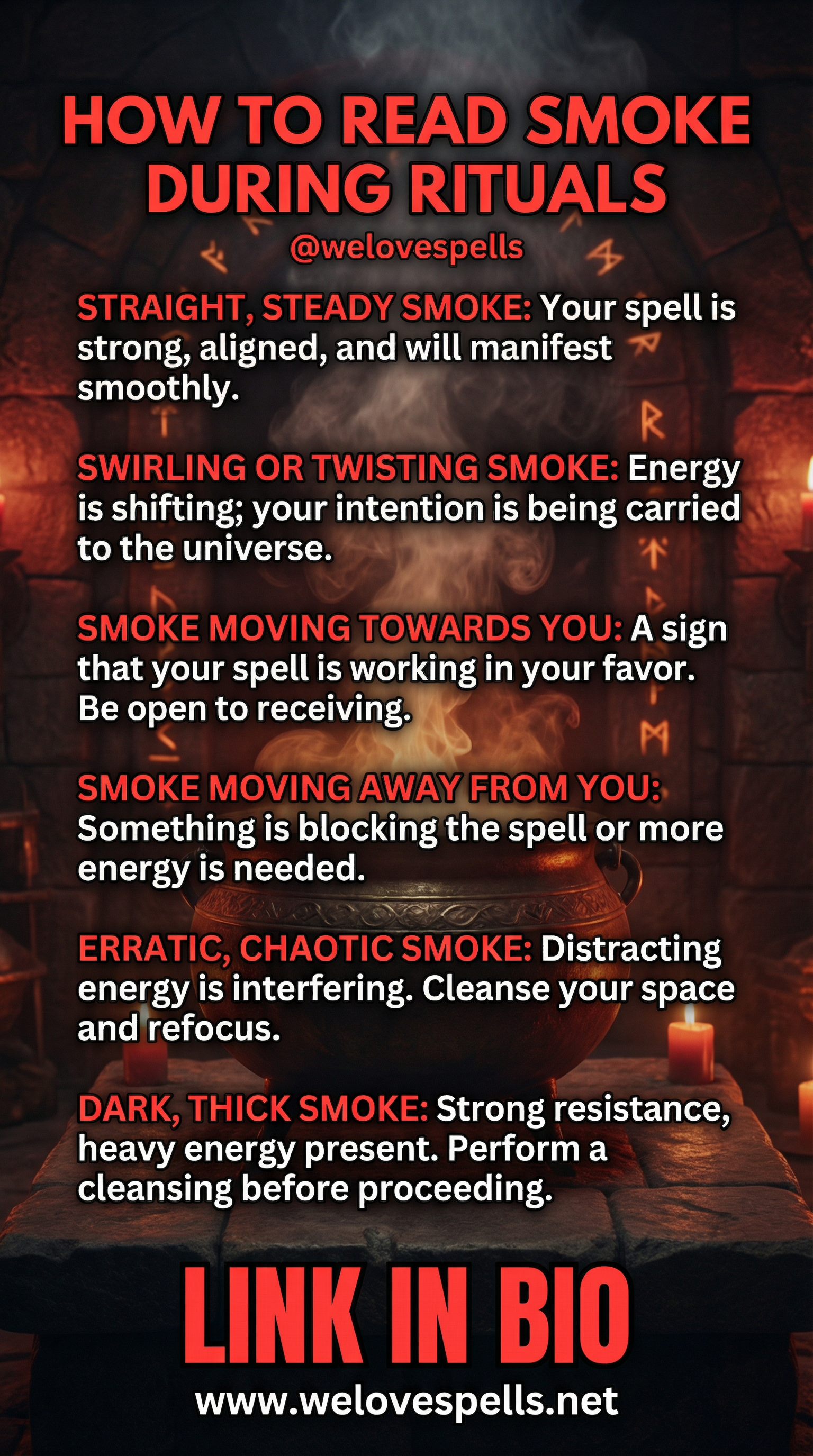 Mystical reading of ritual smoke imagery