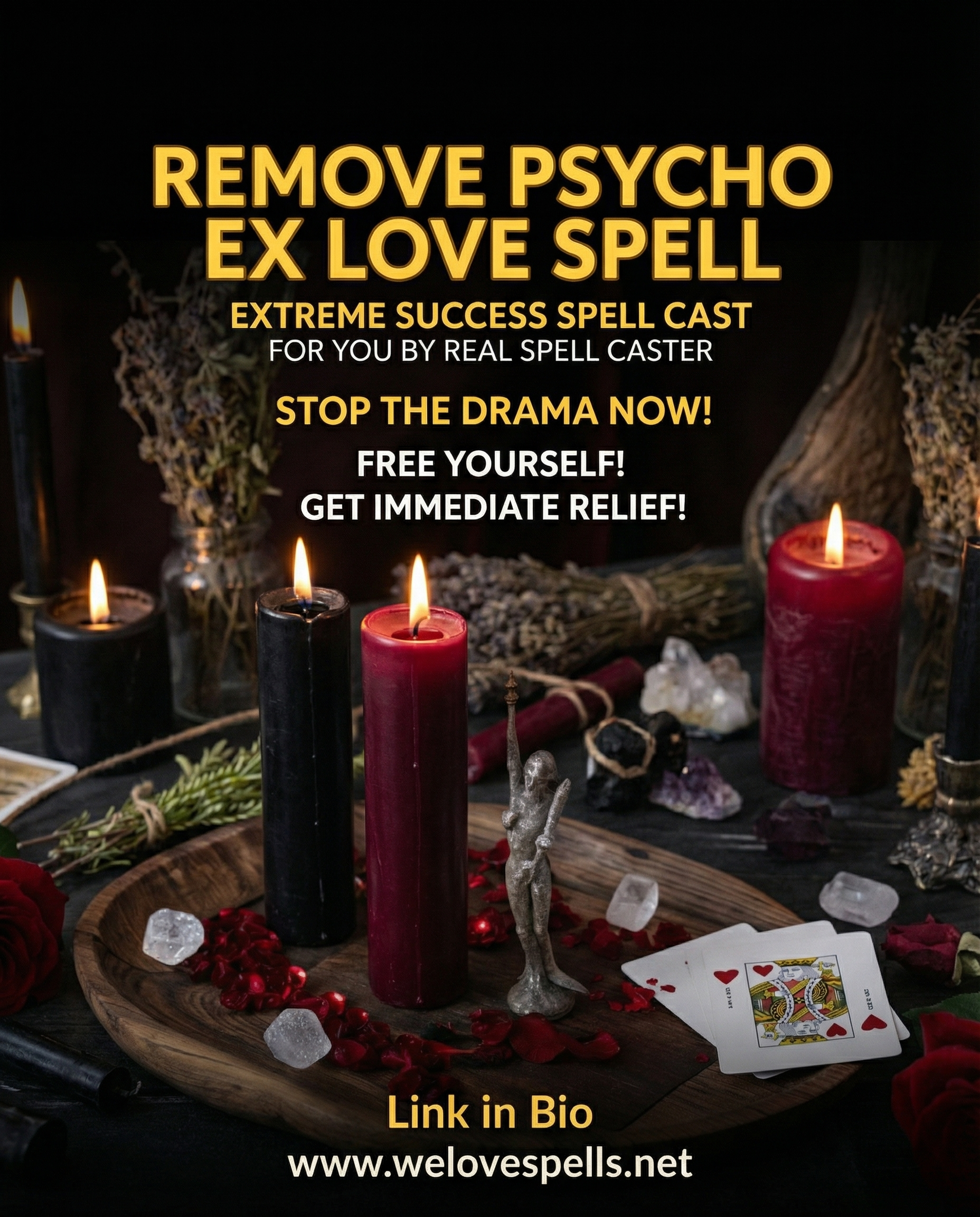Remove Psycho Ex Love Spell - Break Free from Toxic Energy